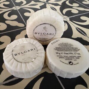 Bvlgari Eau Parfumee White Tea 1.7oz / 50g Pack Of 3 NEW